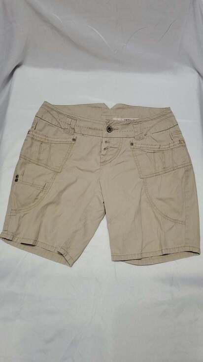 Dkny Pants - DKNY Jeans Women's Khaki Cotton Cargo Shorts Size 10